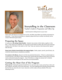 Teacher Materials - Tom Lee Storyteller