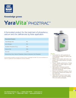PDS - Yara US