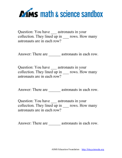 Division Question and Answer Sentence Frame