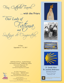 Brochure - Fun Catholic Travel