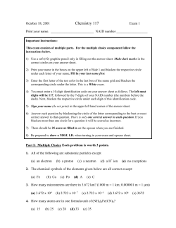 Chemistry 117
