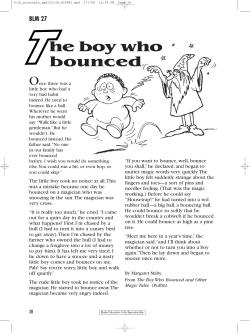 he boy who bounced