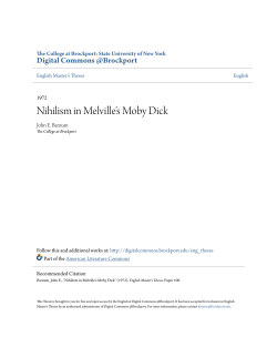 Nihilism in Melville`s Moby Dick