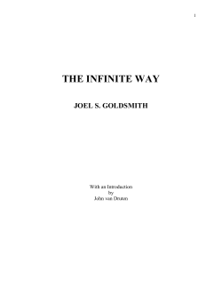 The Infinite Way