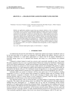 AIR-FUEL h &ndash; x DIAGRAM FOR GASOLINE
