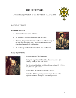 the huguenots