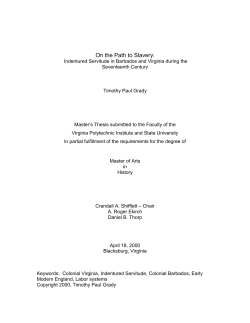 On the Path to Slavery