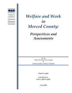 Welfare and Work in Merced County