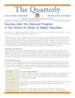 The Quarterly, Winter 2004