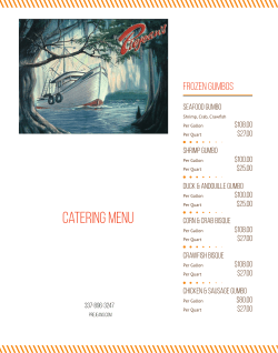 Catering - Prejean`s