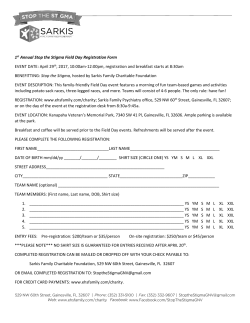 Registration and Waiver form