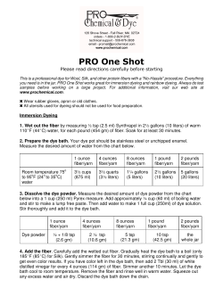 PRO One Shot - Pro Chemical and Dye