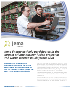Jema Energy actively participates in the largest private nuclear