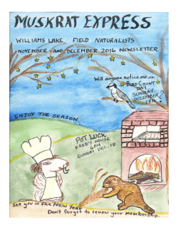 November 2016 - Williams Lake Field Naturalists