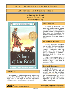 Adam of the Road - Artios Home Companion