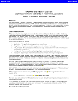 Capturing Web Forms Data Entry in Thick Client Applications