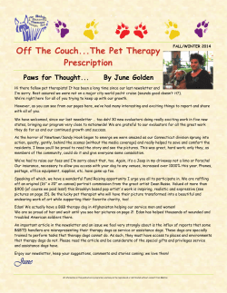 Paws for Thought By June Golden - golden