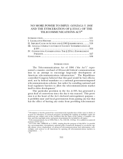 no more power to imply: gonzaga v. doe and the evisceration of