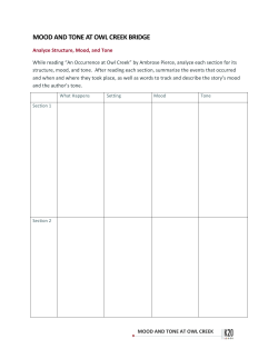 mood and tone at owl creek bridge