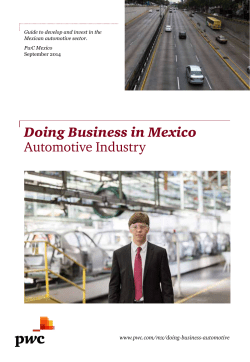 Doing Business in Mexico Automotive Industry