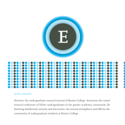 Elements, the undergraduate research journal of Boston College