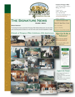 Pillar Newsletter vol1i4 - Friends of Pompeys Pillar