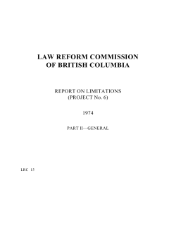document - British Columbia Law Institute