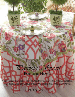Patricia Spratt for the Home