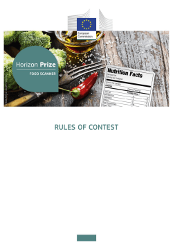 rules of contest - European Commission