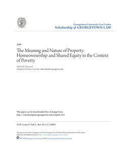 The Meaning and Nature of Property