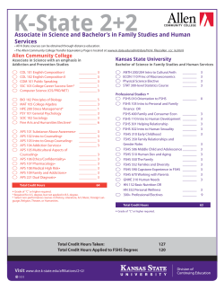 Associate of Science with an emphasis in Addiction and Prevention