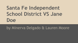 Santa Fe Independent School District VS Jane Doe