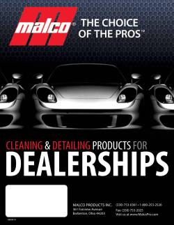 the PDF - Malco Automotive