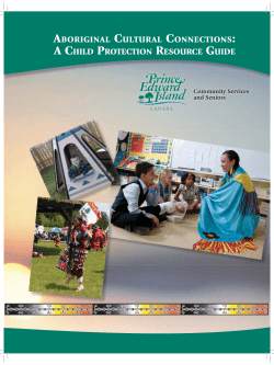 Aboriginal Cultural Connections - A Child Protection Resource