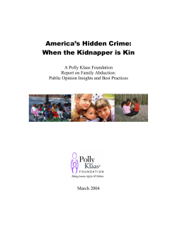 America`s Hidden Crime: When the Kidnapper is Kin