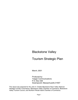 Blackstone Valley Tourism Council