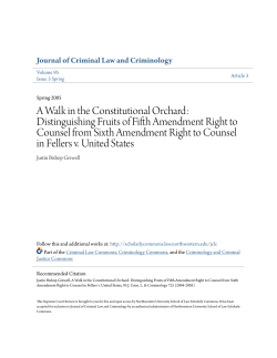 A Walk in the Constitutional Orchard