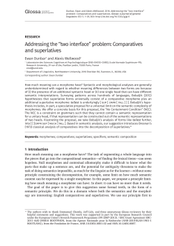 Comparatives - Ewan Dunbar