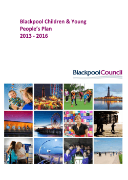Blackpool Children and Young People Plan