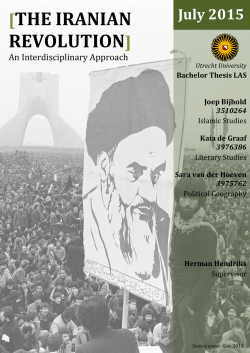 The Iranian Revolution - Utrecht University Repository