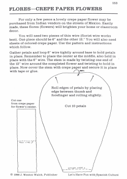 FLORES-CREPE PAPER FLOWERS