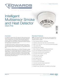 E85001-0650 &ndash; Intelligent Smoke and Heat Detector
