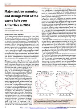 Major sudden warming and strange twist of the ozone hole over