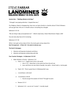 Steve Farrar - Landmines - Walking Wisely in Evil Days