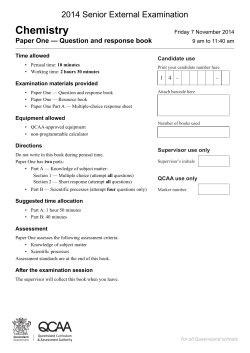 Question and response book