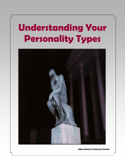 Understanding Your Personality Types