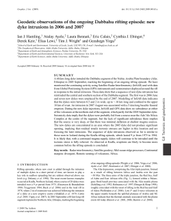 Geodetic observations of the ongoing Dabbahu rifting episode: new