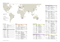 BHP Billiton Locations Map