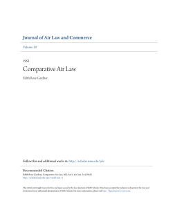 Comparative Air Law