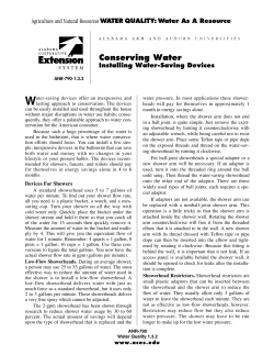 Devices For Showers - Alabama Cooperative Extension System